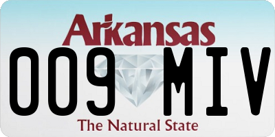 AR license plate 009MIV