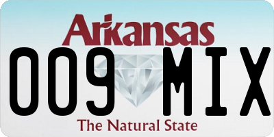 AR license plate 009MIX