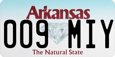 AR license plate 009MIY