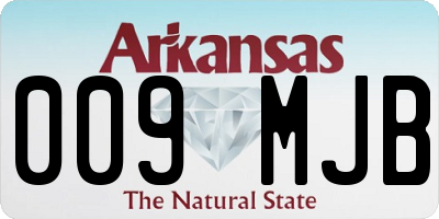 AR license plate 009MJB