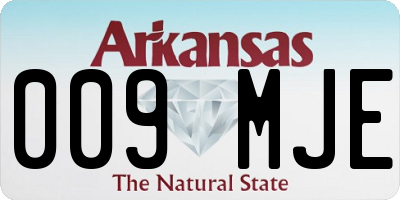 AR license plate 009MJE