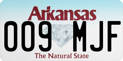 AR license plate 009MJF