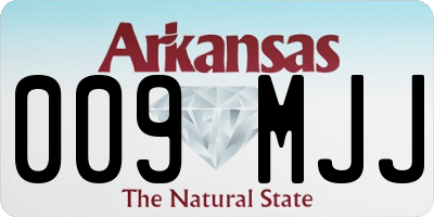 AR license plate 009MJJ
