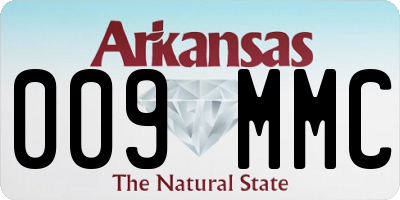 AR license plate 009MMC