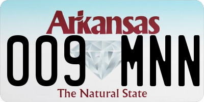 AR license plate 009MNN
