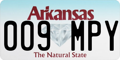 AR license plate 009MPY