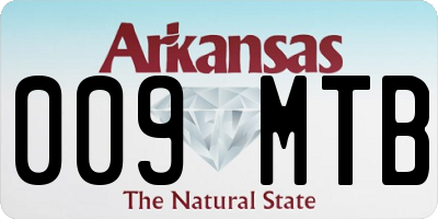AR license plate 009MTB