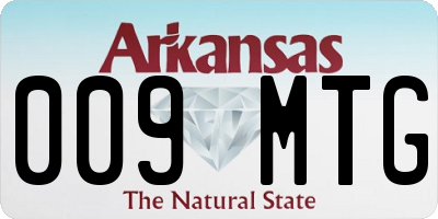 AR license plate 009MTG