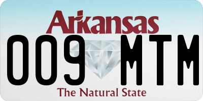 AR license plate 009MTM
