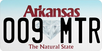 AR license plate 009MTR