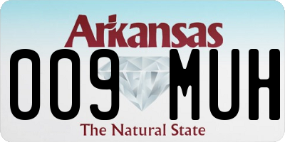 AR license plate 009MUH