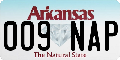 AR license plate 009NAP