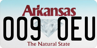 AR license plate 009OEU
