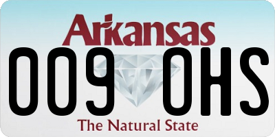 AR license plate 009OHS