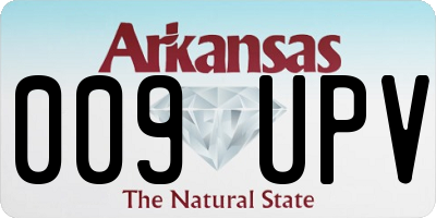 AR license plate 009UPV
