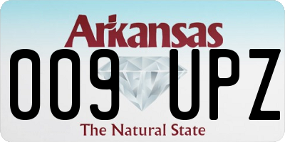AR license plate 009UPZ
