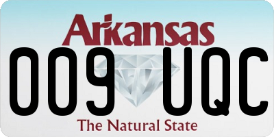 AR license plate 009UQC