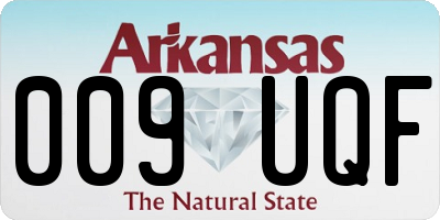 AR license plate 009UQF