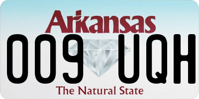 AR license plate 009UQH