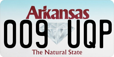 AR license plate 009UQP