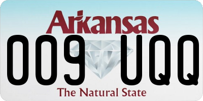 AR license plate 009UQQ