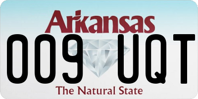 AR license plate 009UQT