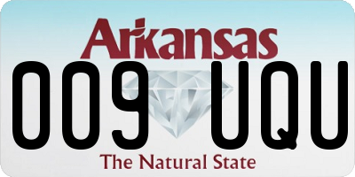 AR license plate 009UQU
