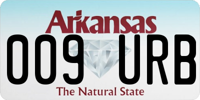 AR license plate 009URB