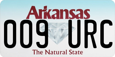 AR license plate 009URC