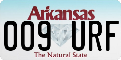 AR license plate 009URF