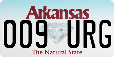 AR license plate 009URG