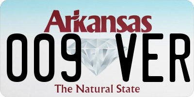 AR license plate 009VER