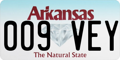 AR license plate 009VEY