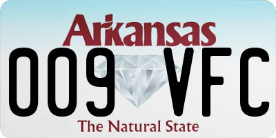AR license plate 009VFC