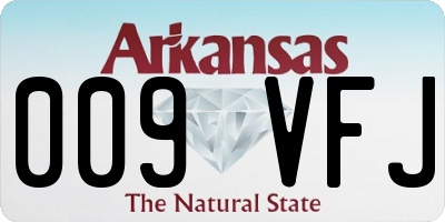 AR license plate 009VFJ