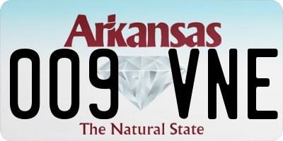 AR license plate 009VNE