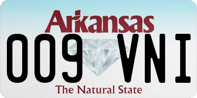 AR license plate 009VNI