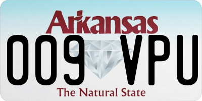 AR license plate 009VPU