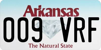 AR license plate 009VRF