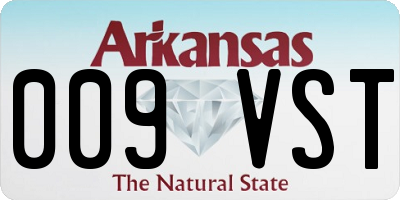 AR license plate 009VST