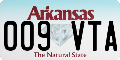 AR license plate 009VTA