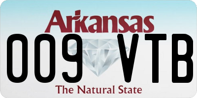 AR license plate 009VTB