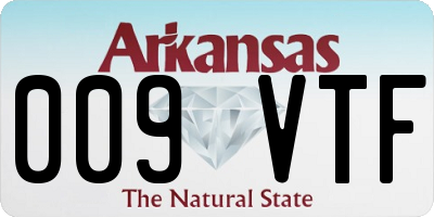 AR license plate 009VTF