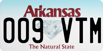 AR license plate 009VTM