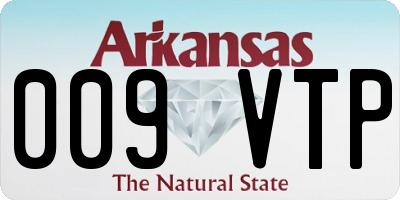 AR license plate 009VTP