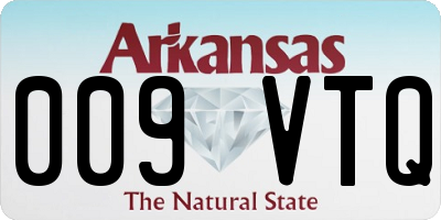 AR license plate 009VTQ
