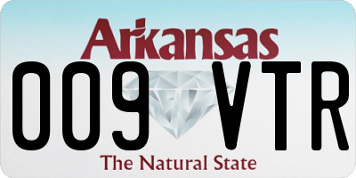 AR license plate 009VTR