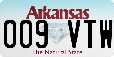 AR license plate 009VTW