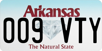 AR license plate 009VTY