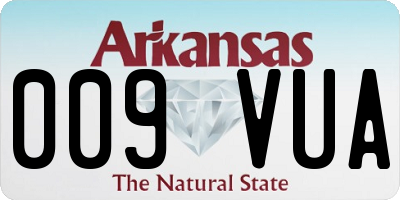 AR license plate 009VUA